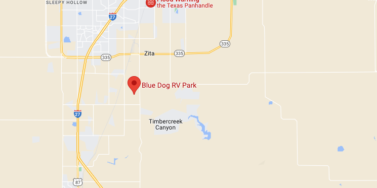 Camper submitted image from Blue Dog Rv Park