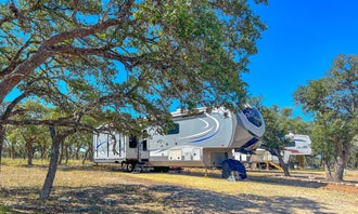 Camping near Schreiner City Park - Junction: Cowboys and Angels RV Park and Cabins, Mountain Home, Texas