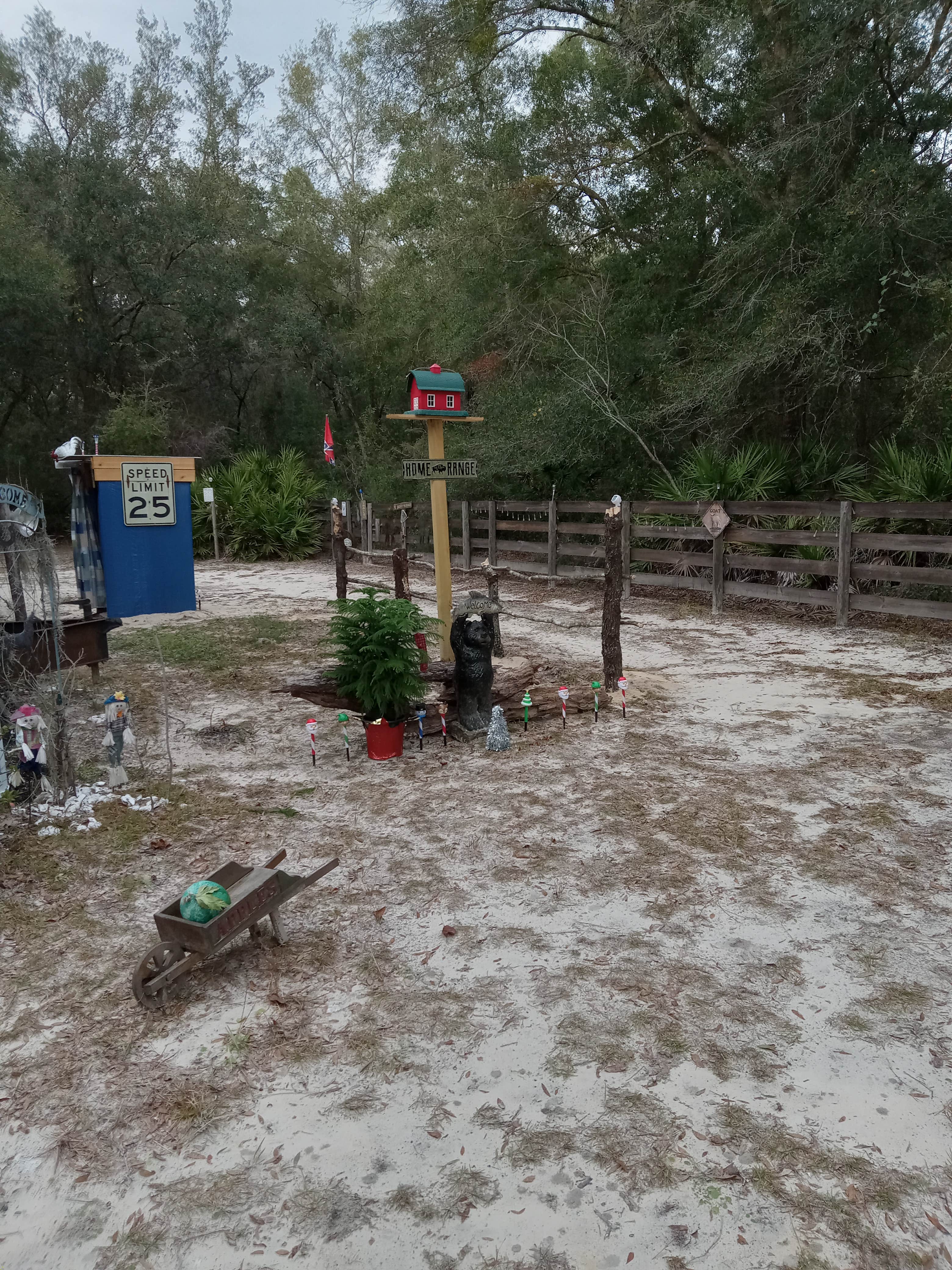 Camper-submitted photo at Skyacres aka the tin cottage near Chiefland, FL