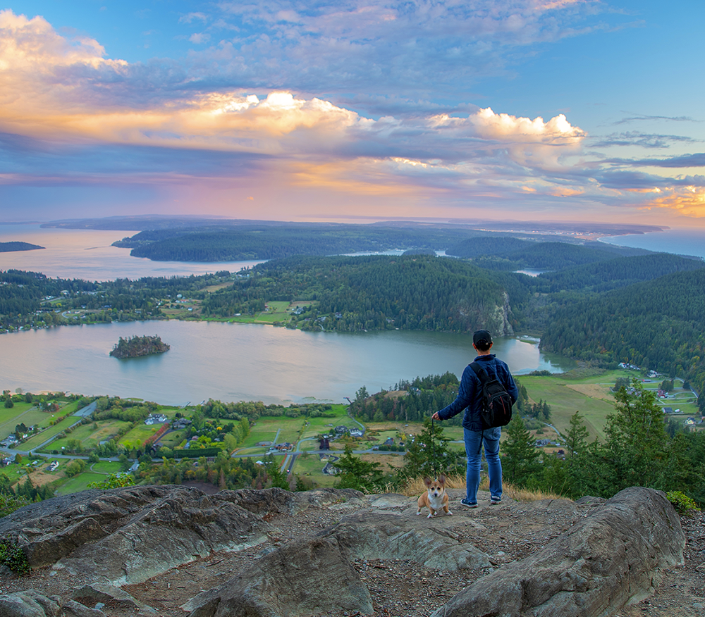 Samantha C.'s photo of camping with pets at Lake Erie Campground near Bellingham, WA