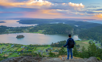 Samantha C.'s photo of camping with pets at Lake Erie Campground near Oak Harbor, WA