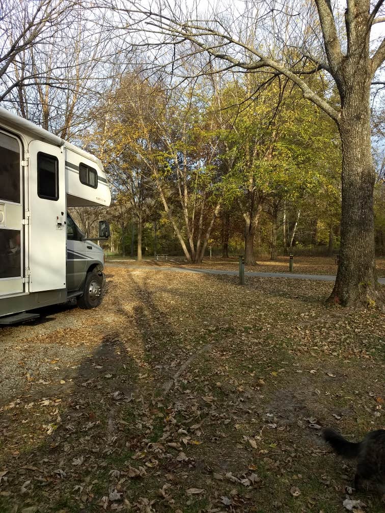 Sue B.'s photo of rv camping at Annie and Abel Van Meter State Park Campground near Salisbury, MO