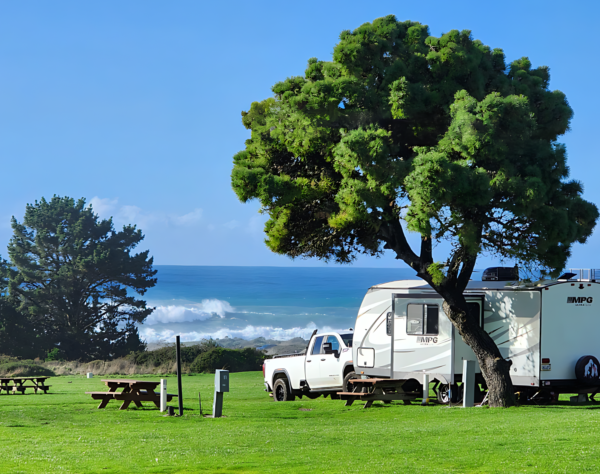 Peter P.'s photo of rv camping at Shelter Cove Campground near Myers Flat, CA