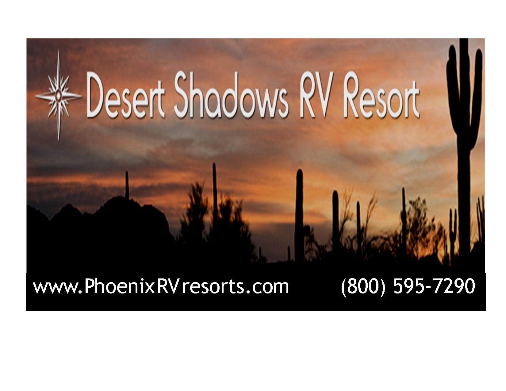 Camper submitted image from Desert Shadows RV Resort - 1