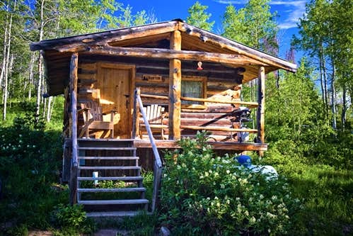 The Dyrt's photo of a cabin at The Cabins at Historic Columbine near Steamboat Springs, CO