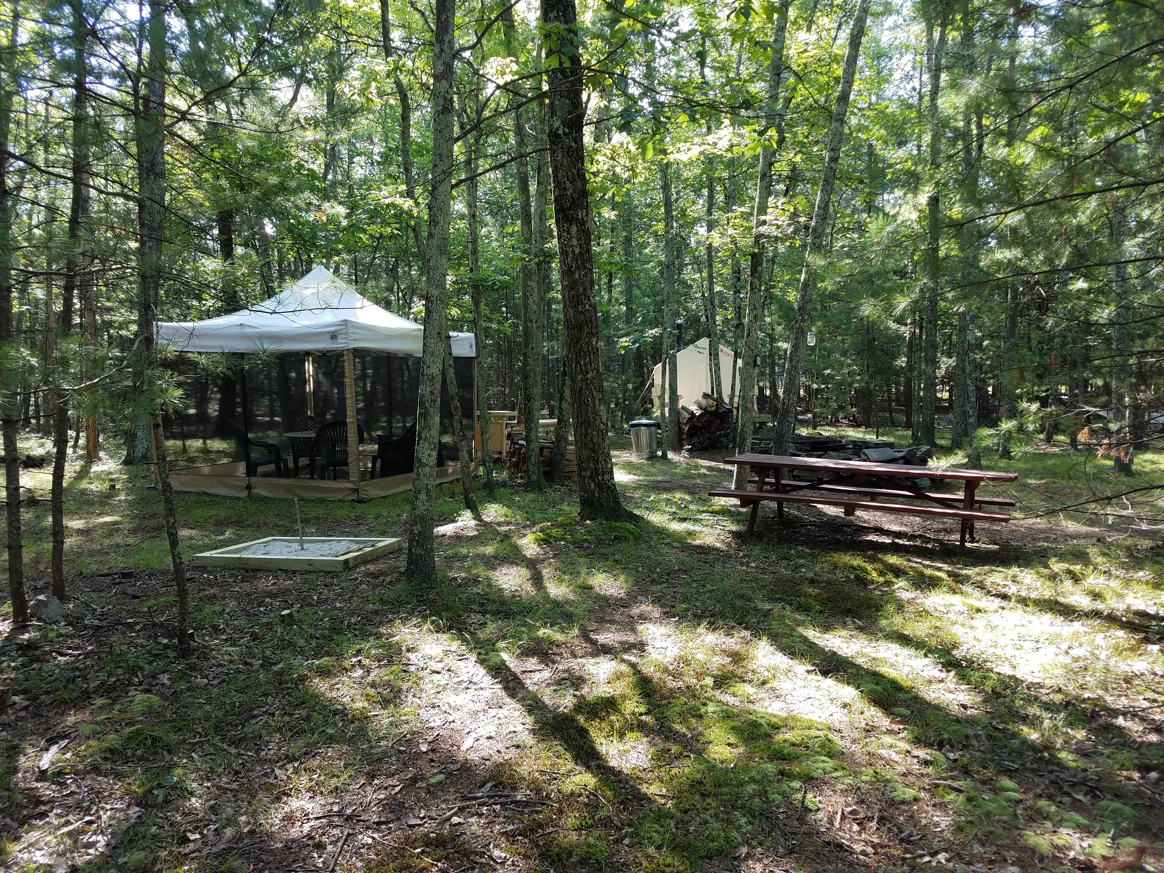Jay B.'s photo of tent camping at Stonecutters Ledge near Cornwall-on-Hudson, NY