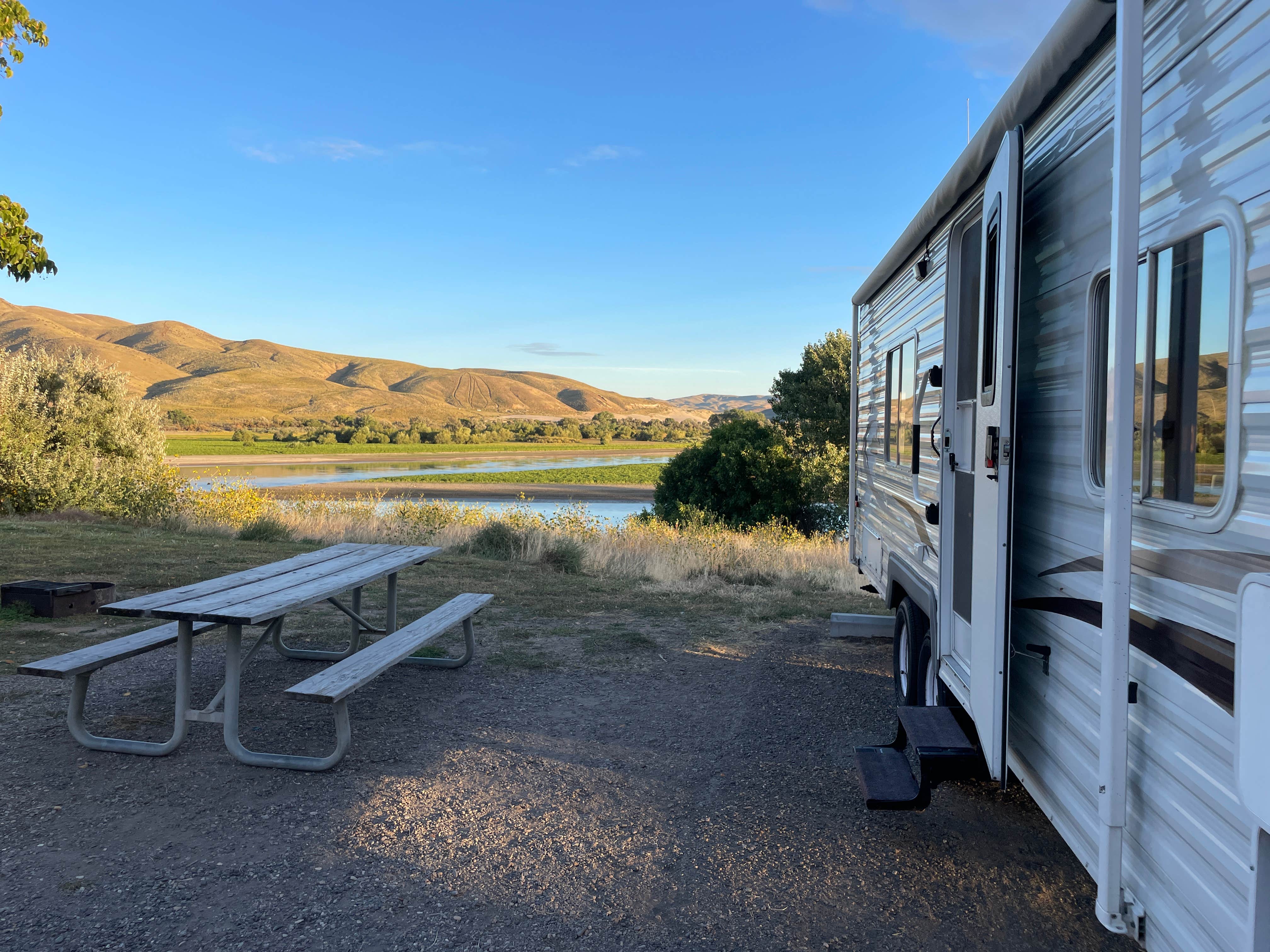 Kelly H.'s photo of rv camping at Farewell Bend State Recreation Area Campground near Ontario, OR