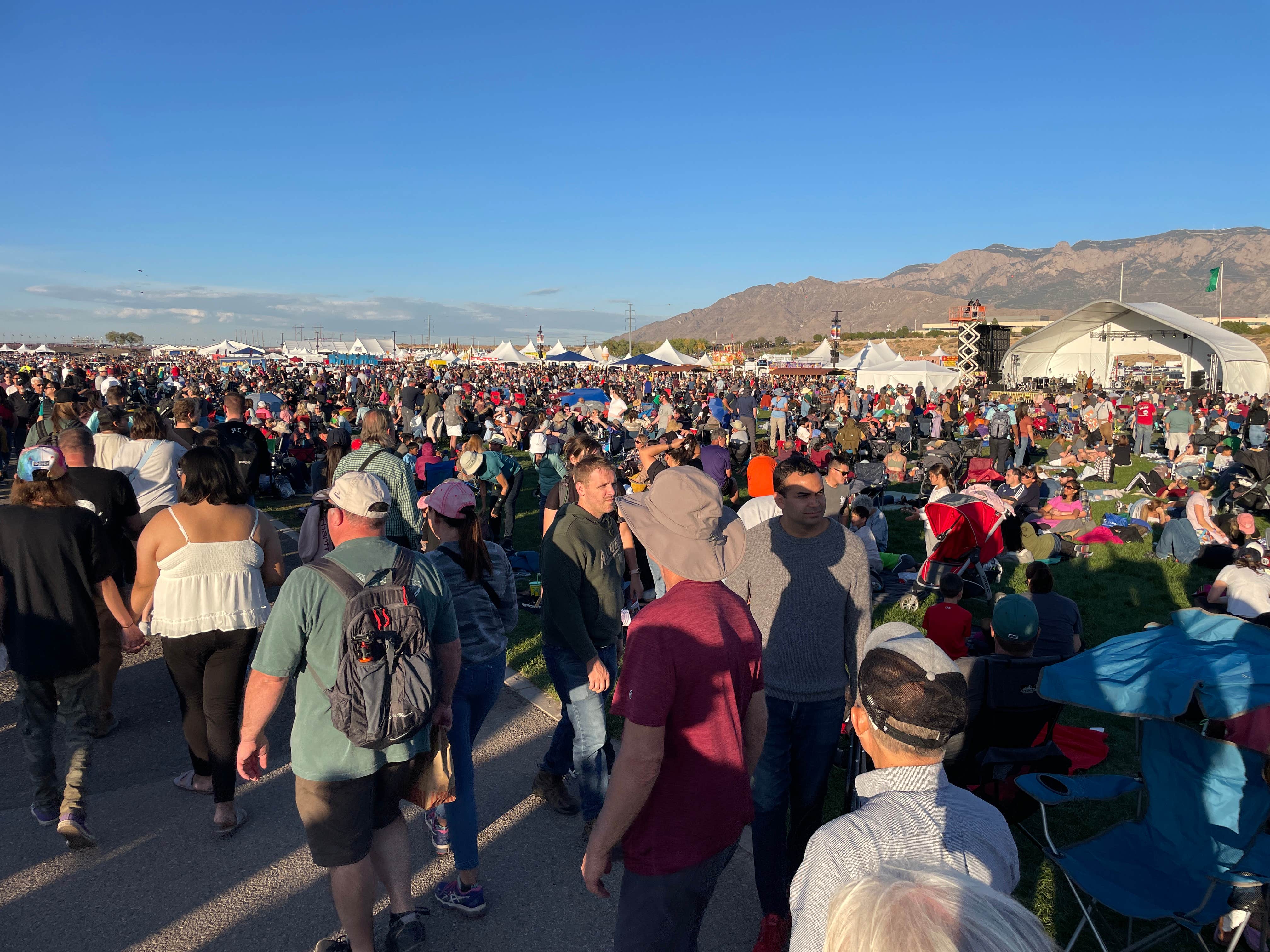 Camper submitted image from Abuquerque International Balloon Fiesta South Lot - 5