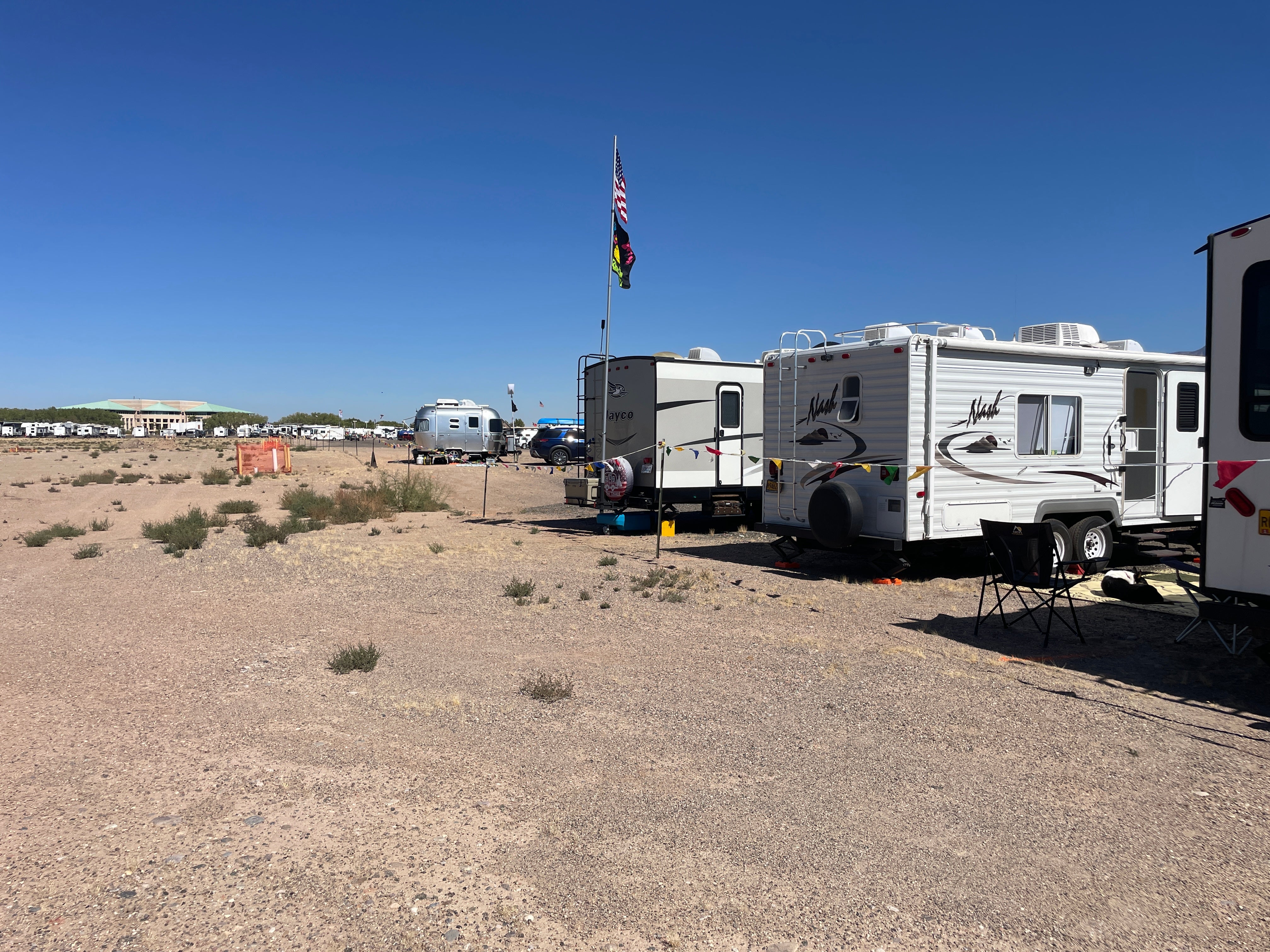Camper submitted image from Abuquerque International Balloon Fiesta South Lot - 1