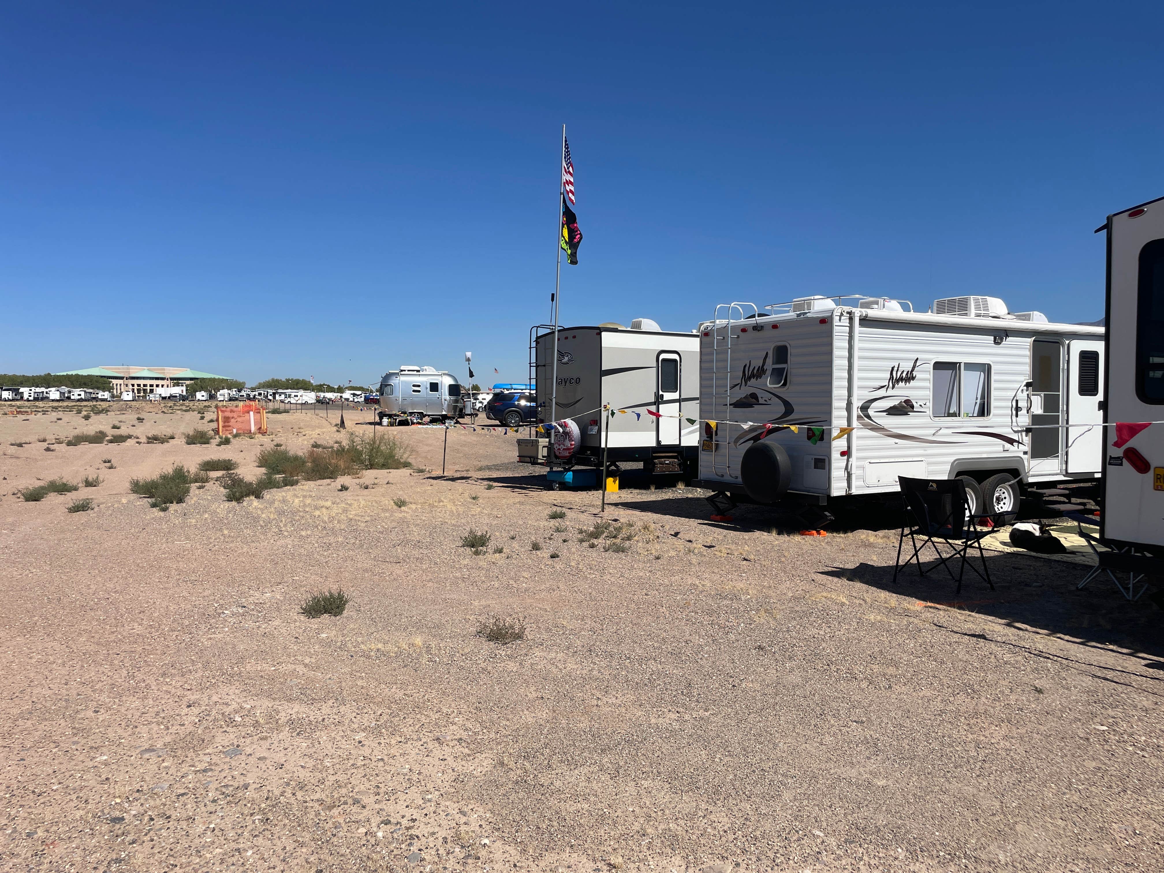 Camper submitted image from Abuquerque International Balloon Fiesta South Lot - 1