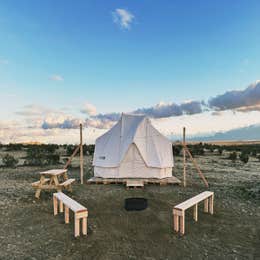 Campground Finder: Sojourn Stays: Desert Yurt Retreat