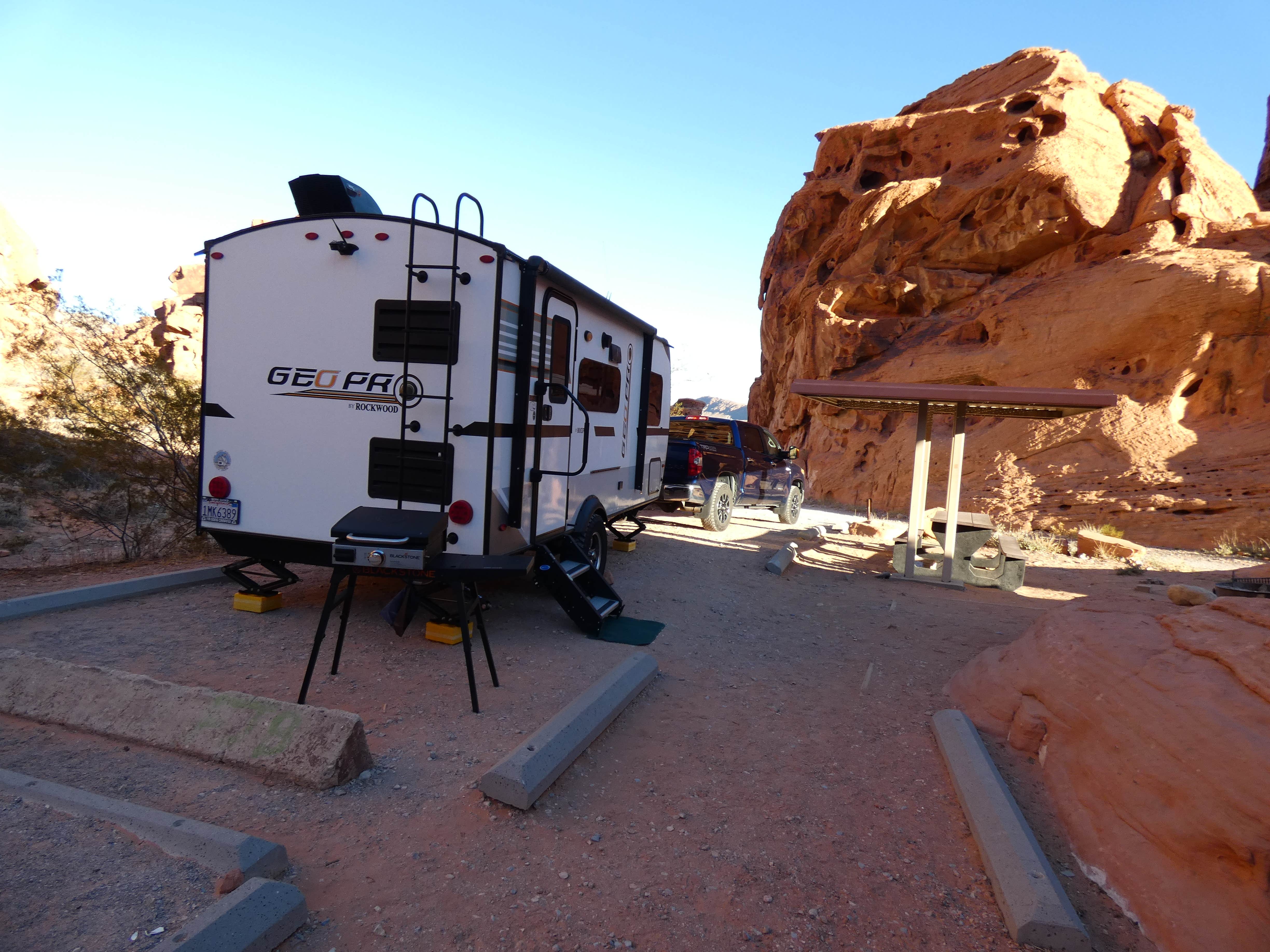 Denise G.'s photo of rv camping at Arch Rock Campground — Valley of Fire State Park near Bunkerville, NV