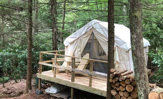 The Dyrt's photo at Tentrr Signature Site - Bear Creek Falls Getaway - Coleman Outfitted Site near White Haven, PA