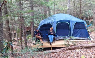 The Dyrt's photo at Tentrr Signature Site - Bear Creek Falls Getaway - Coleman Outfitted Site near Albrightsville, PA