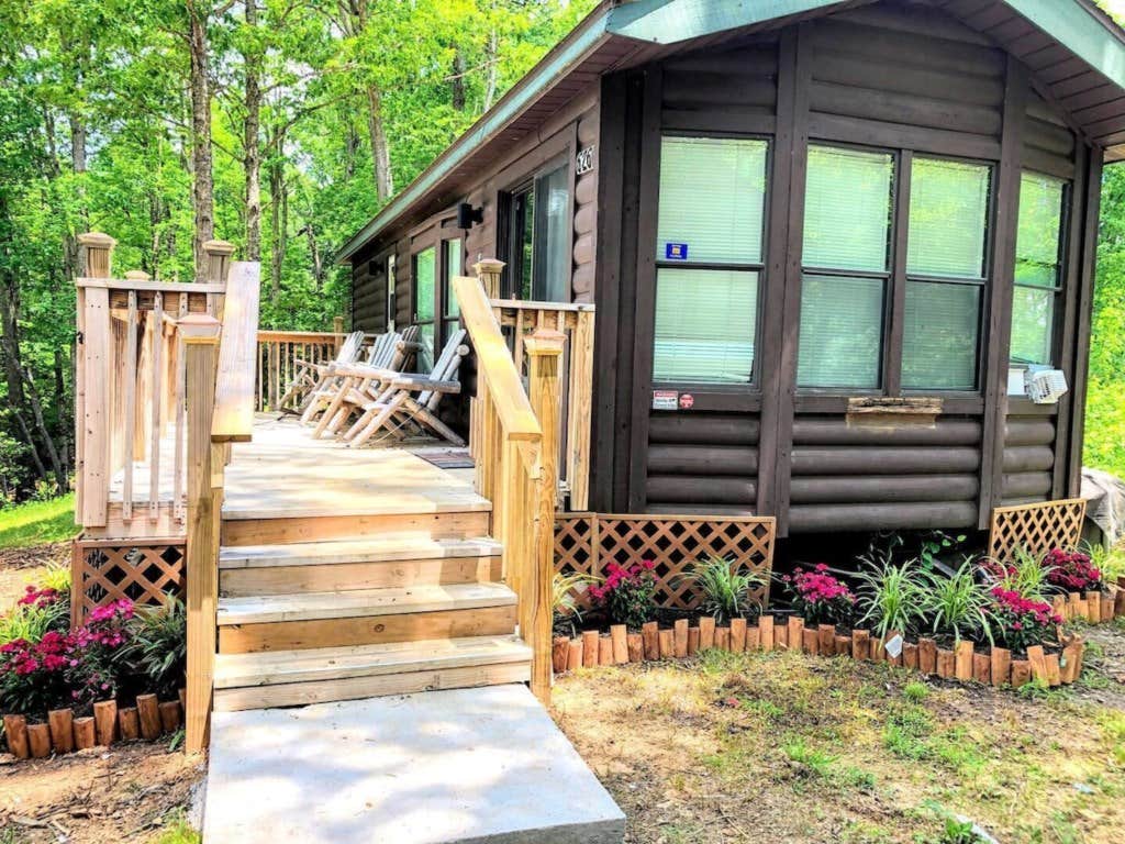 The Dyrt's photo of a cabin at Mountain View #626 near Cherokee, NC