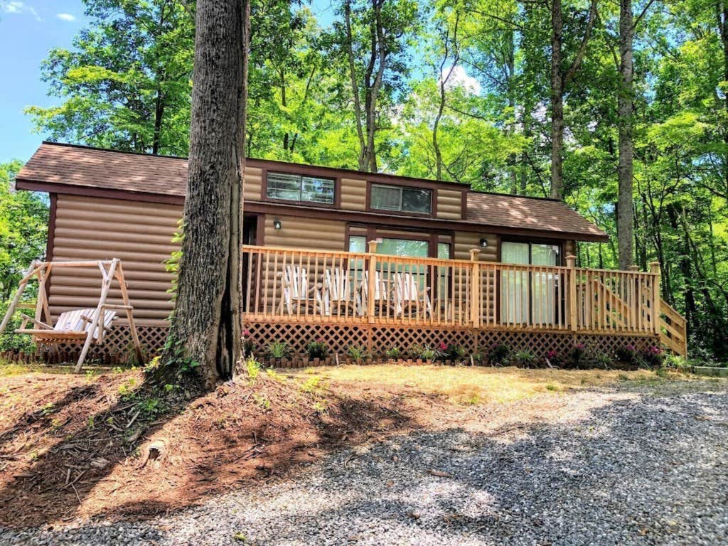 The Dyrt's photo of a cabin at Mountain View #580 near Cherokee, NC