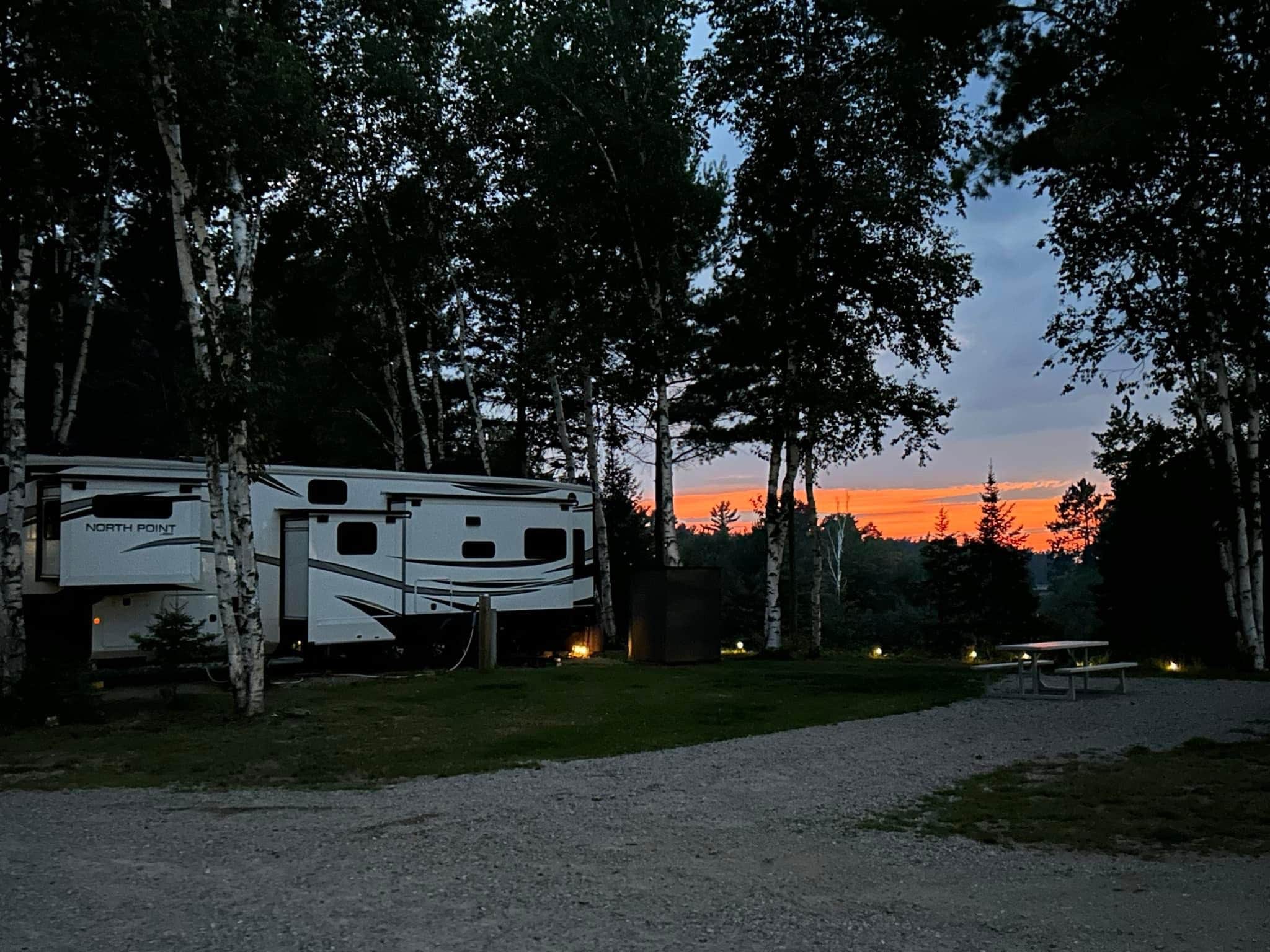 Nichole B.'s photo of rv camping at Wildwood Outdoor Adventures & Campground near Hazelhurst, WI
