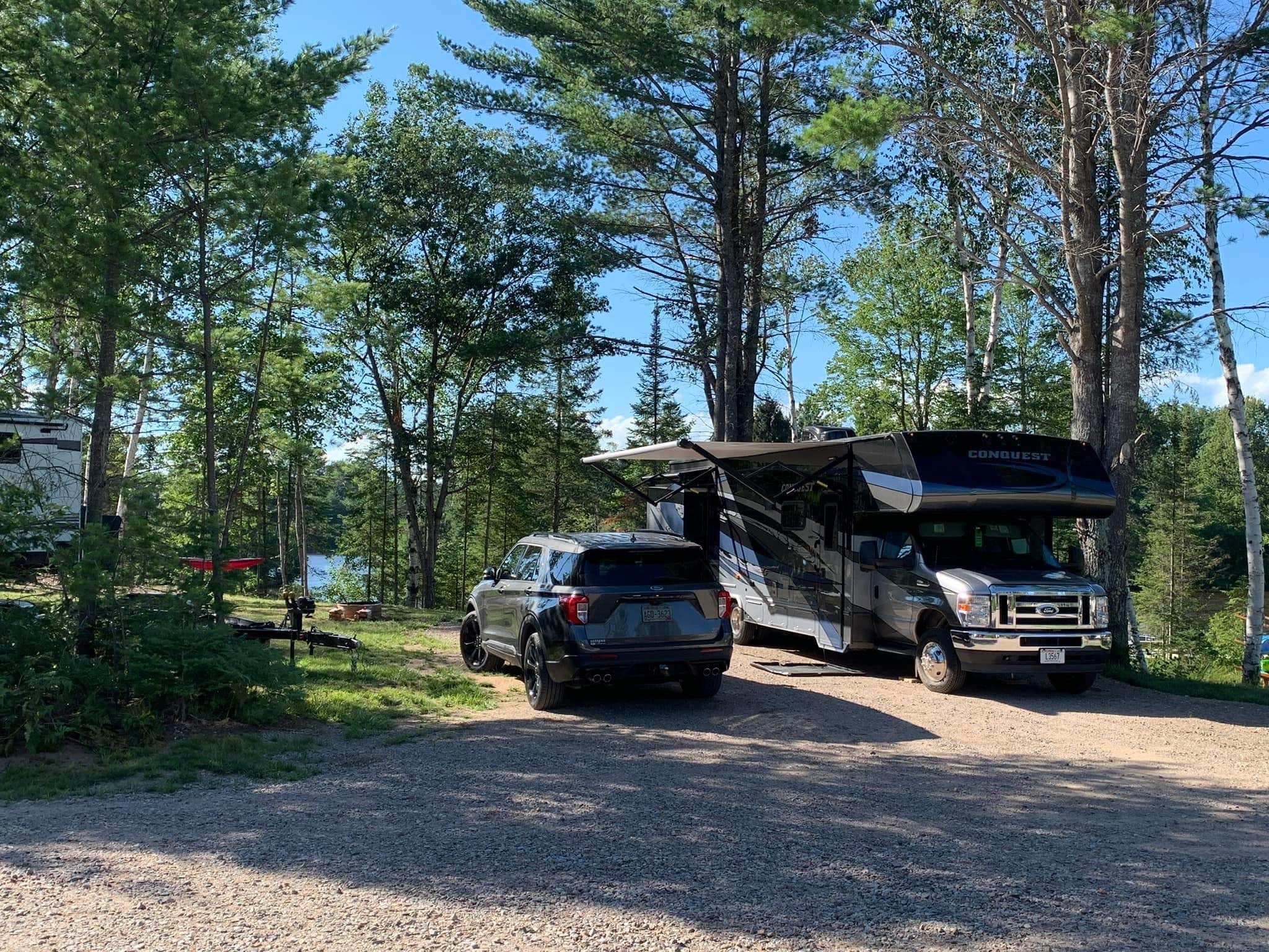 Nichole B.'s photo of rv camping at Wildwood Outdoor Adventures & Campground near Hiles, WI