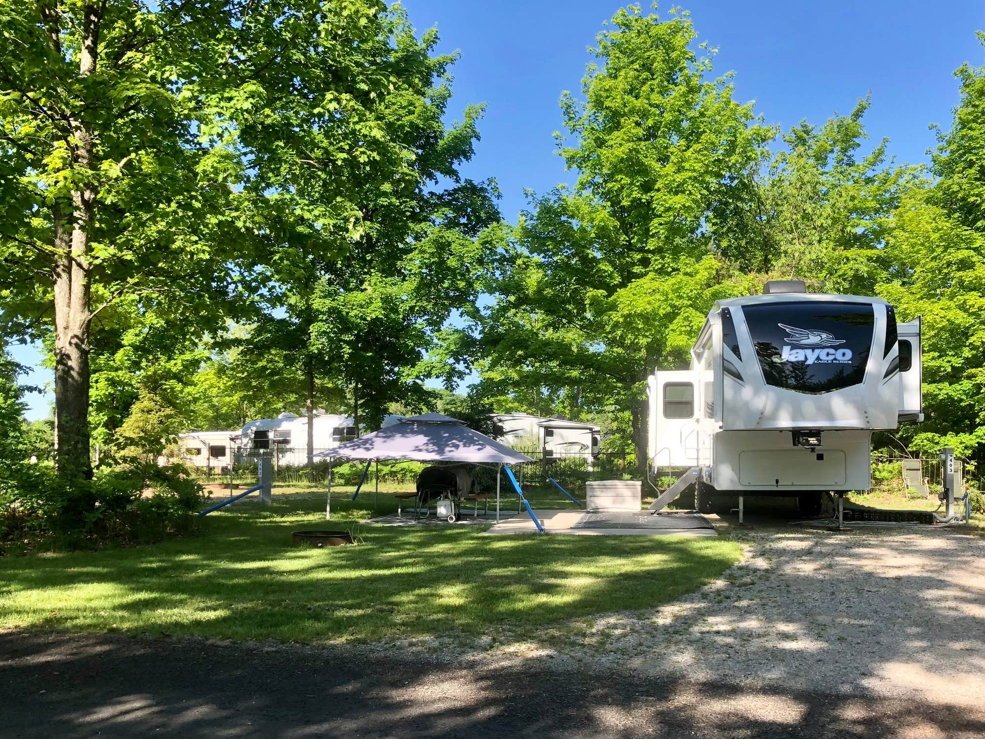 The Dyrt's photo of rv camping at Indigo Bluffs RV Park near Alden, MI