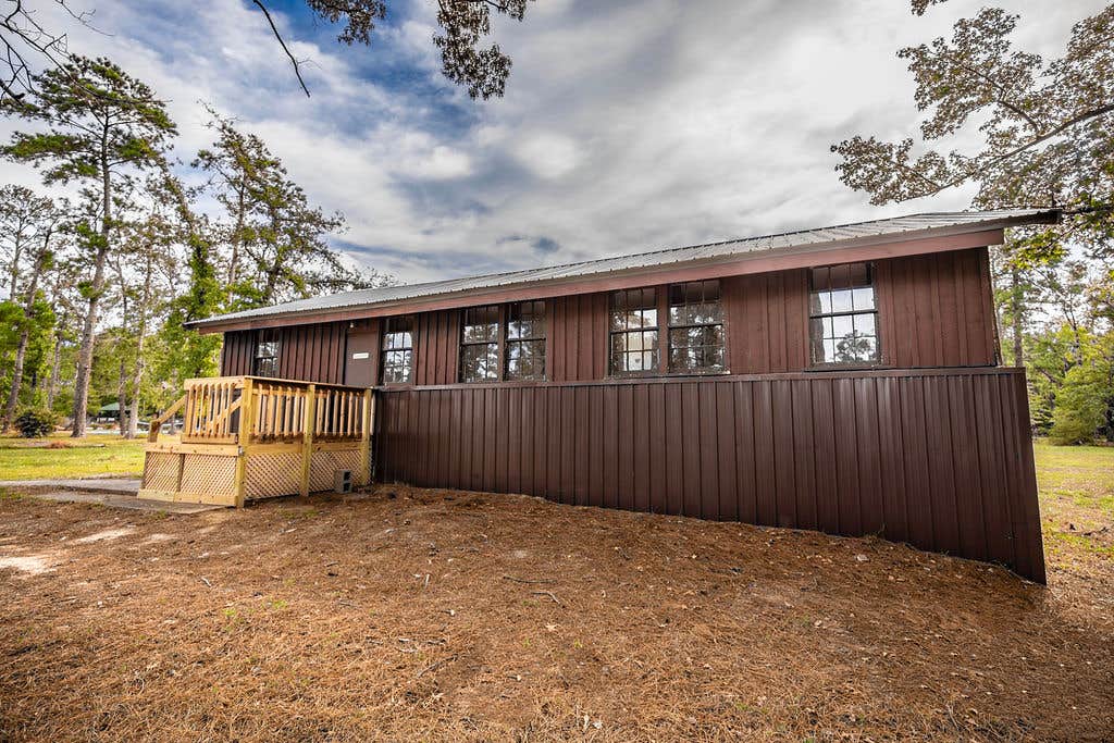 Abby F.'s photo of a cabin at Bundick Lake Retreat and RV Park near Turkey Creek, LA