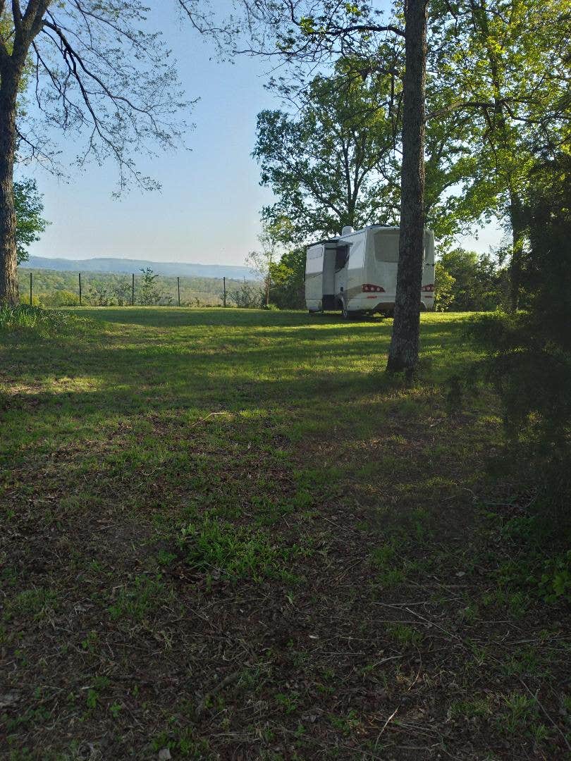 L.C. R.'s photo of rv camping at Ratchford Buffalo Farms , Cabin Rentals and Rv sites near Lakeview, AR