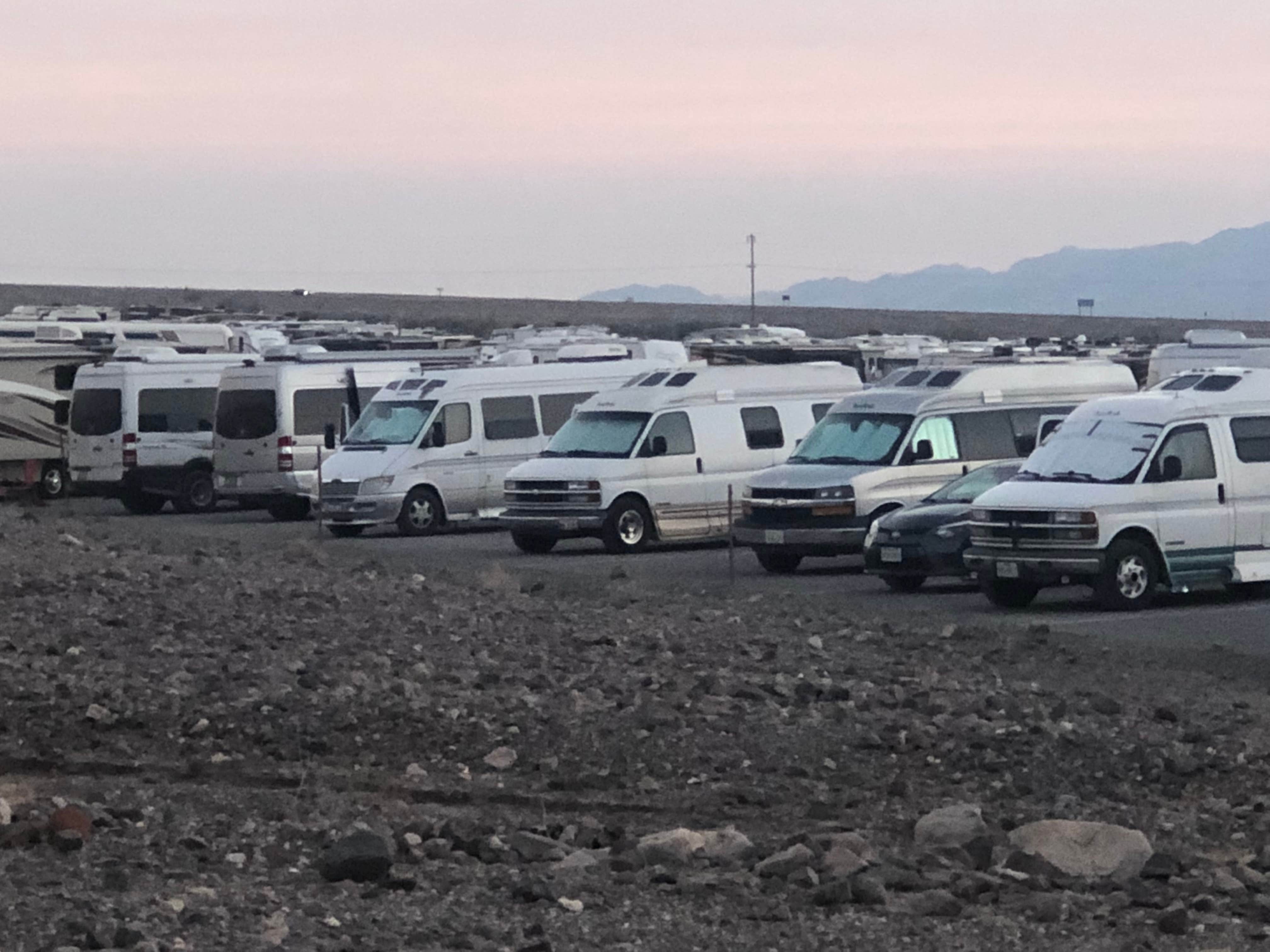 Tony P.'s photo of rv camping at Furnace Creek Campground — Death Valley National Park near Death Valley National Park