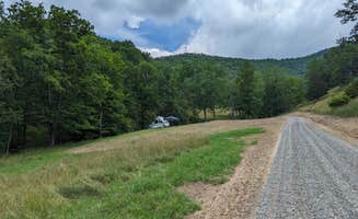 Vedant D.'s photo of tent camping at Fourth Moon Camp near Dryfork, WV