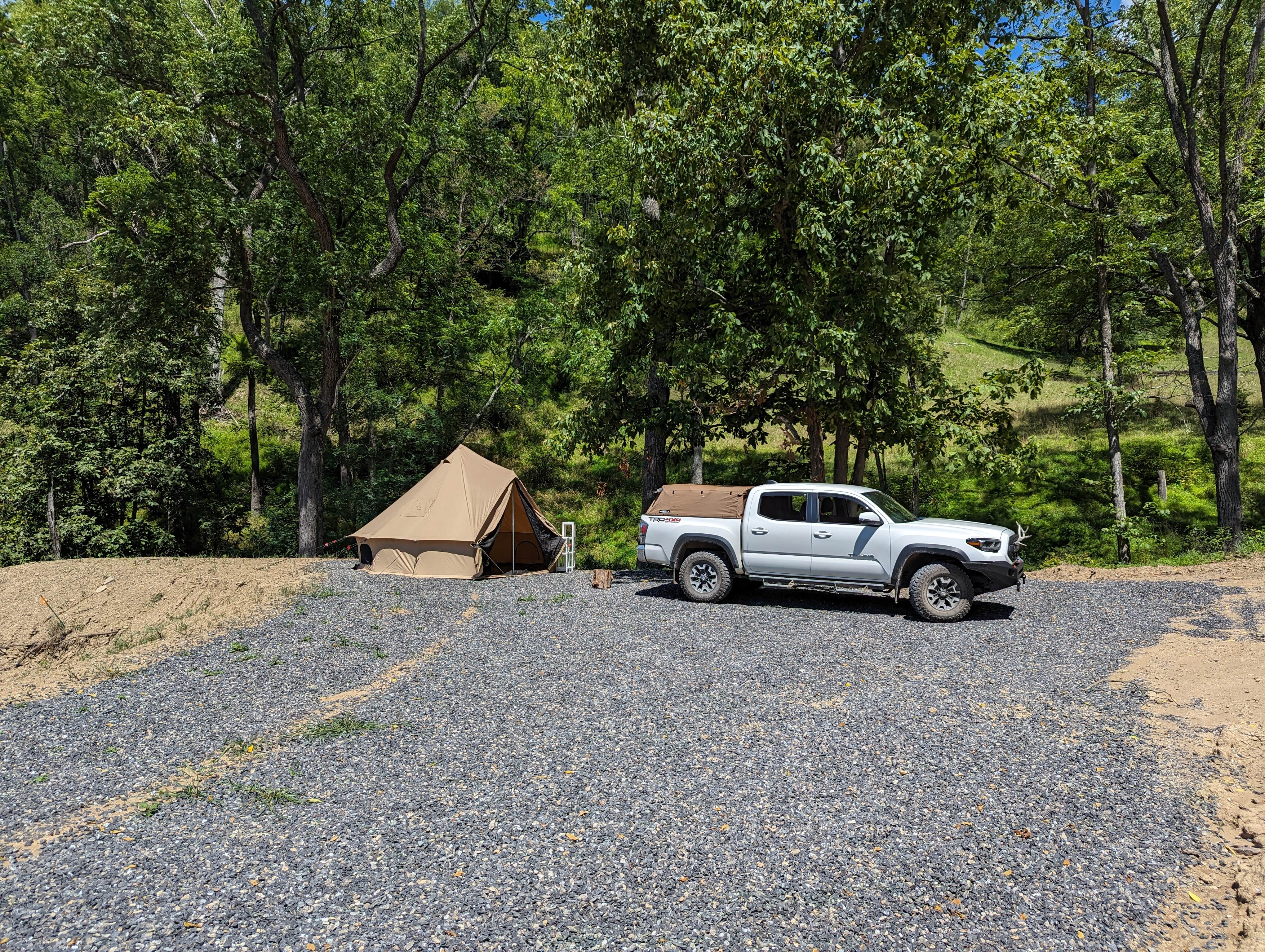 Vedant D.'s photo at Fourth Moon Camp near Seneca Rocks, WV
