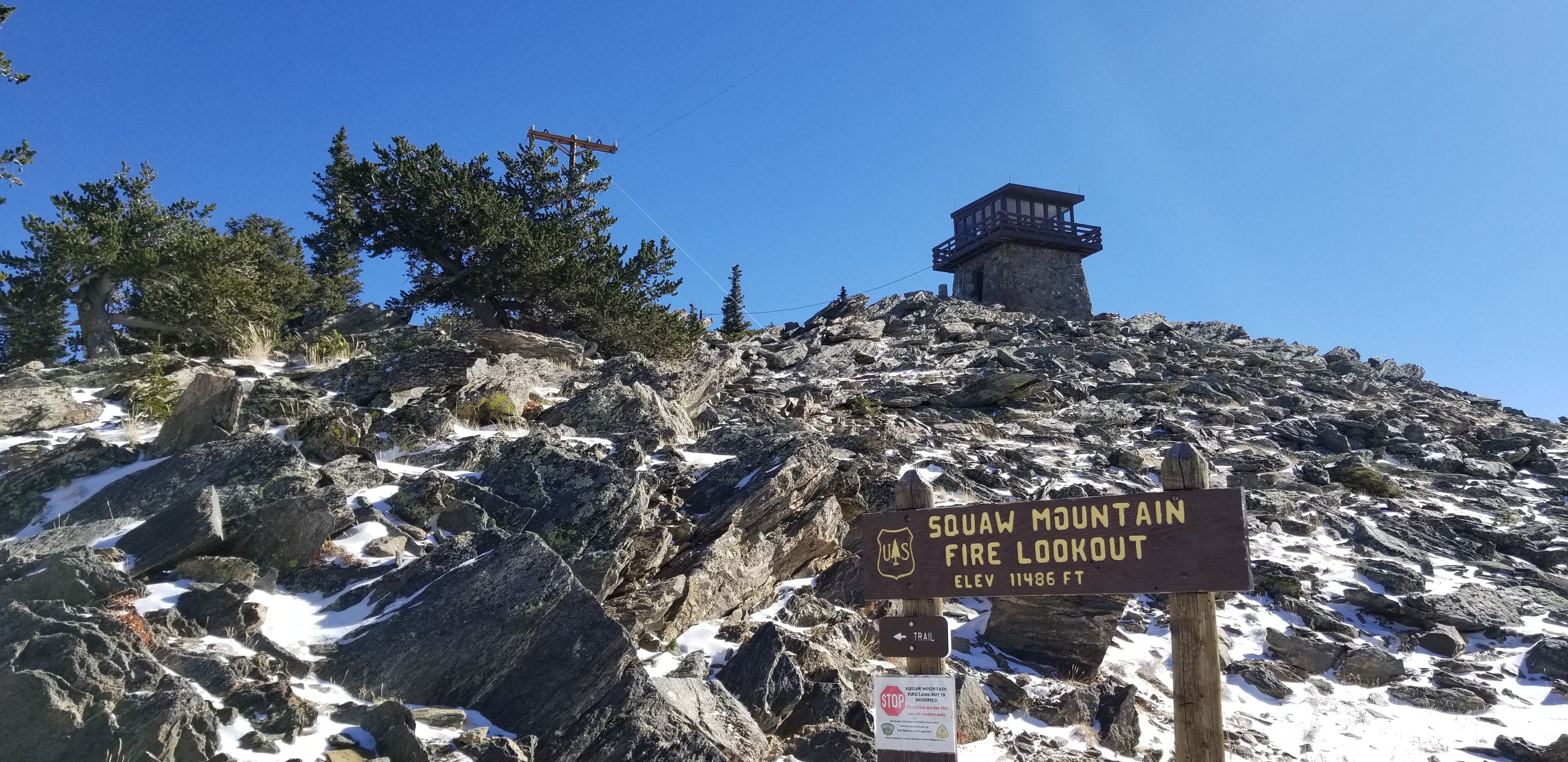 Camper submitted image from Squaw Mountain Fire Lookout - 4