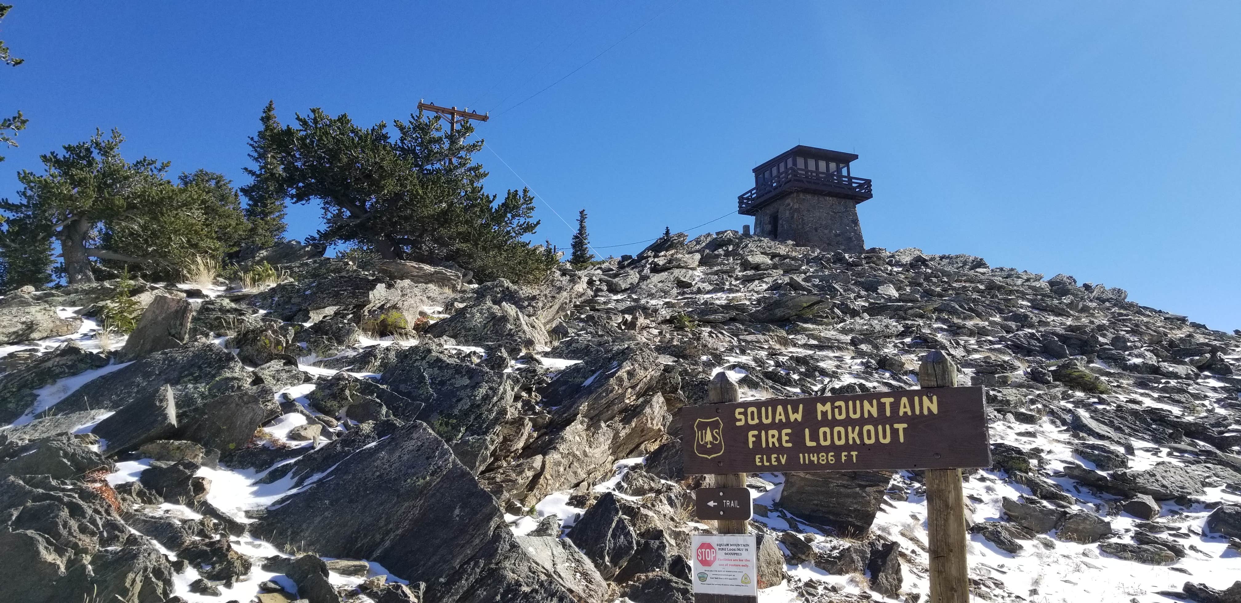 Camper submitted image from Squaw Mountain Fire Lookout - 3