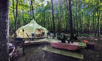 Camping near Franklin Lake: Coadys' Point of View Lake Resort & Glamping Campground, Land o Lakes, Wisconsin