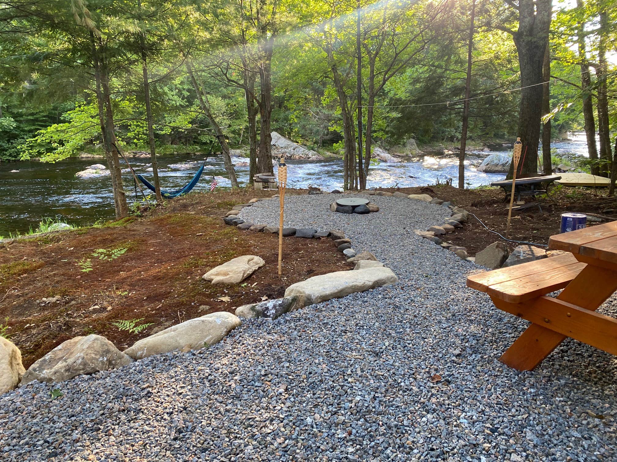 Camper-submitted photo at Stagecoach Falls near North Berwick, ME
