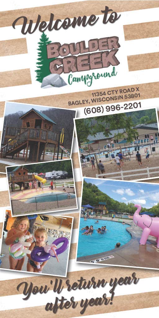 Camper-submitted photo at Boulder Creek Campground near Prairie du Chien, WI