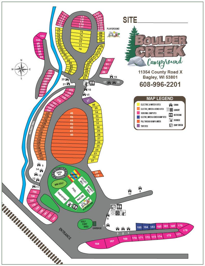 Camper-submitted photo at Boulder Creek Campground near Prairie du Chien, WI