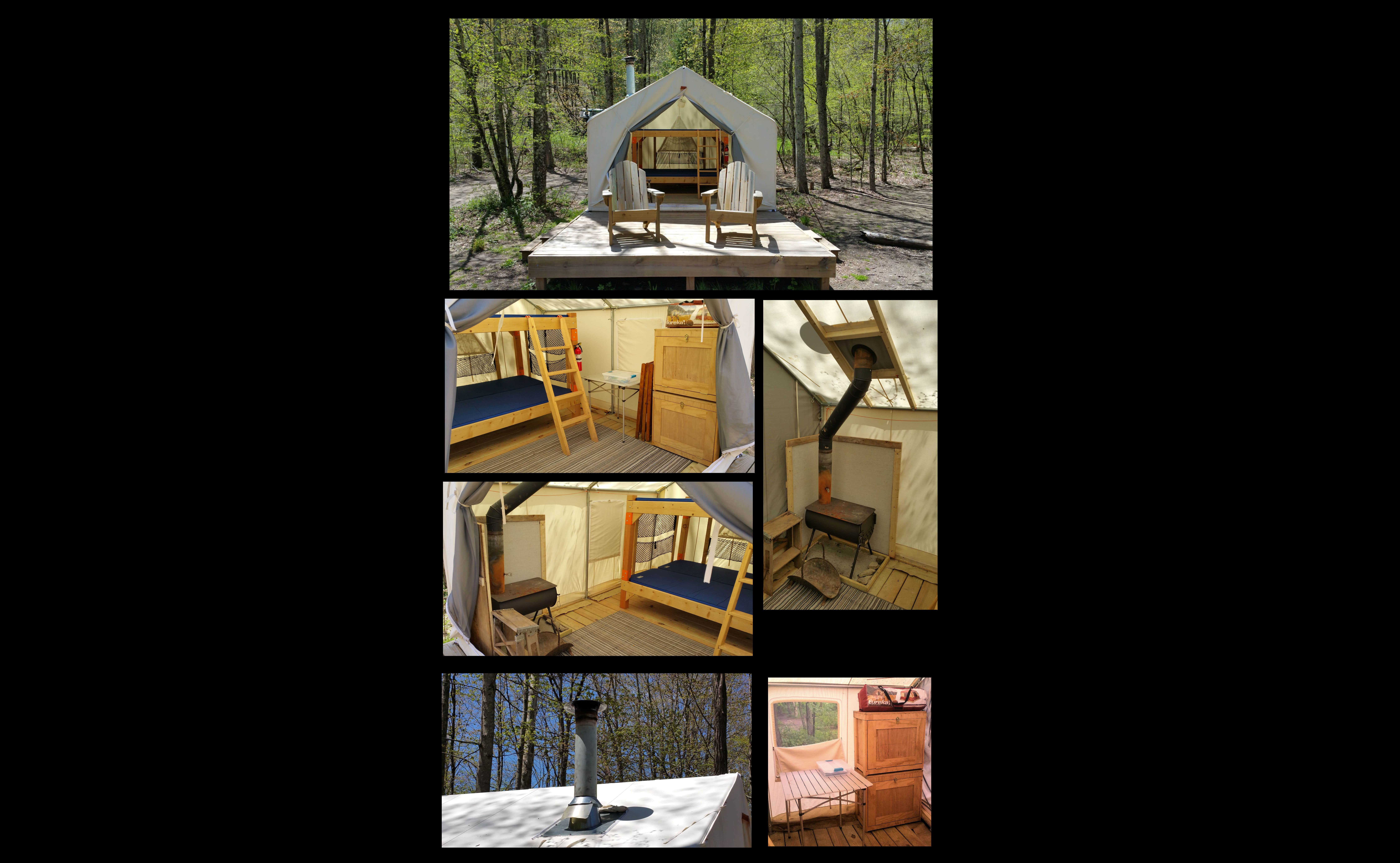 Pierre L.'s photo of tent camping at Upper Esopus Creekside Camp near Middleburgh, NY