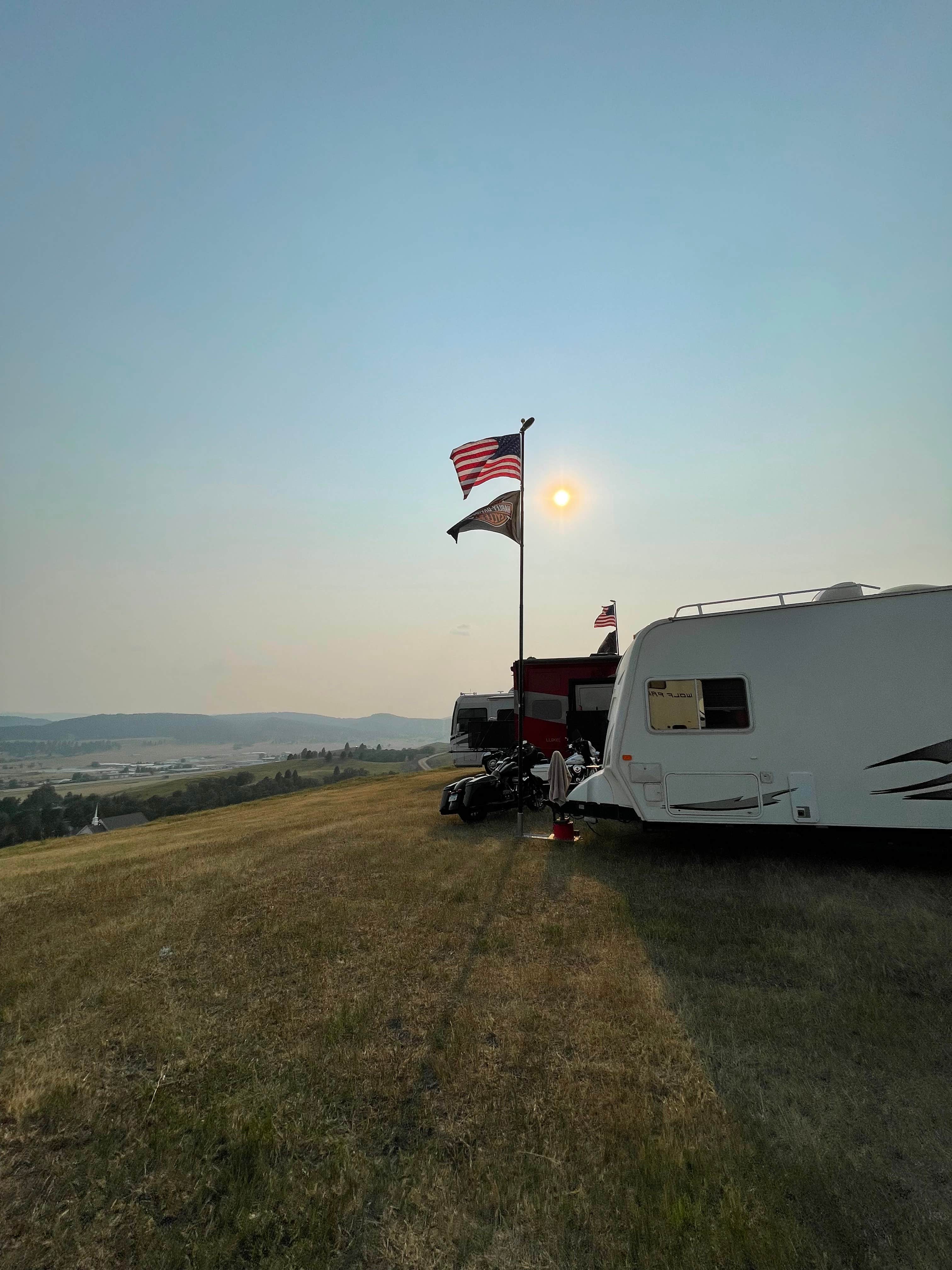 Jennifer V.'s photo of rv camping at Sturgis View Campground in South Dakota