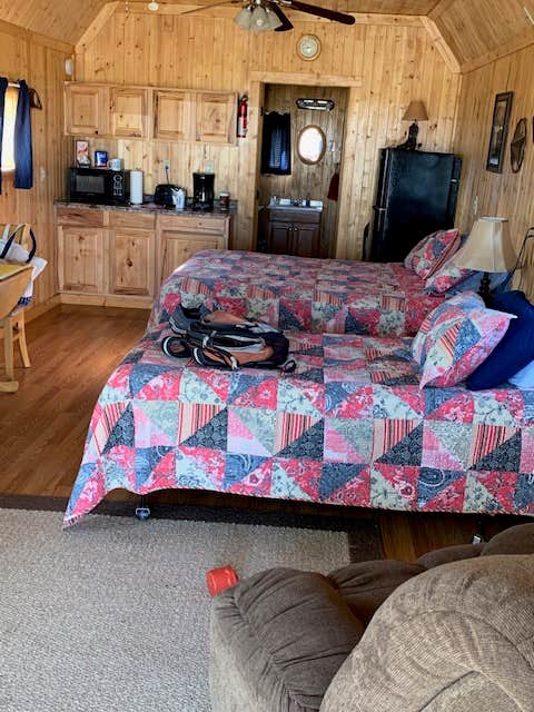 Camper-submitted photo at Set in Stone Cabins near Wilson Lake