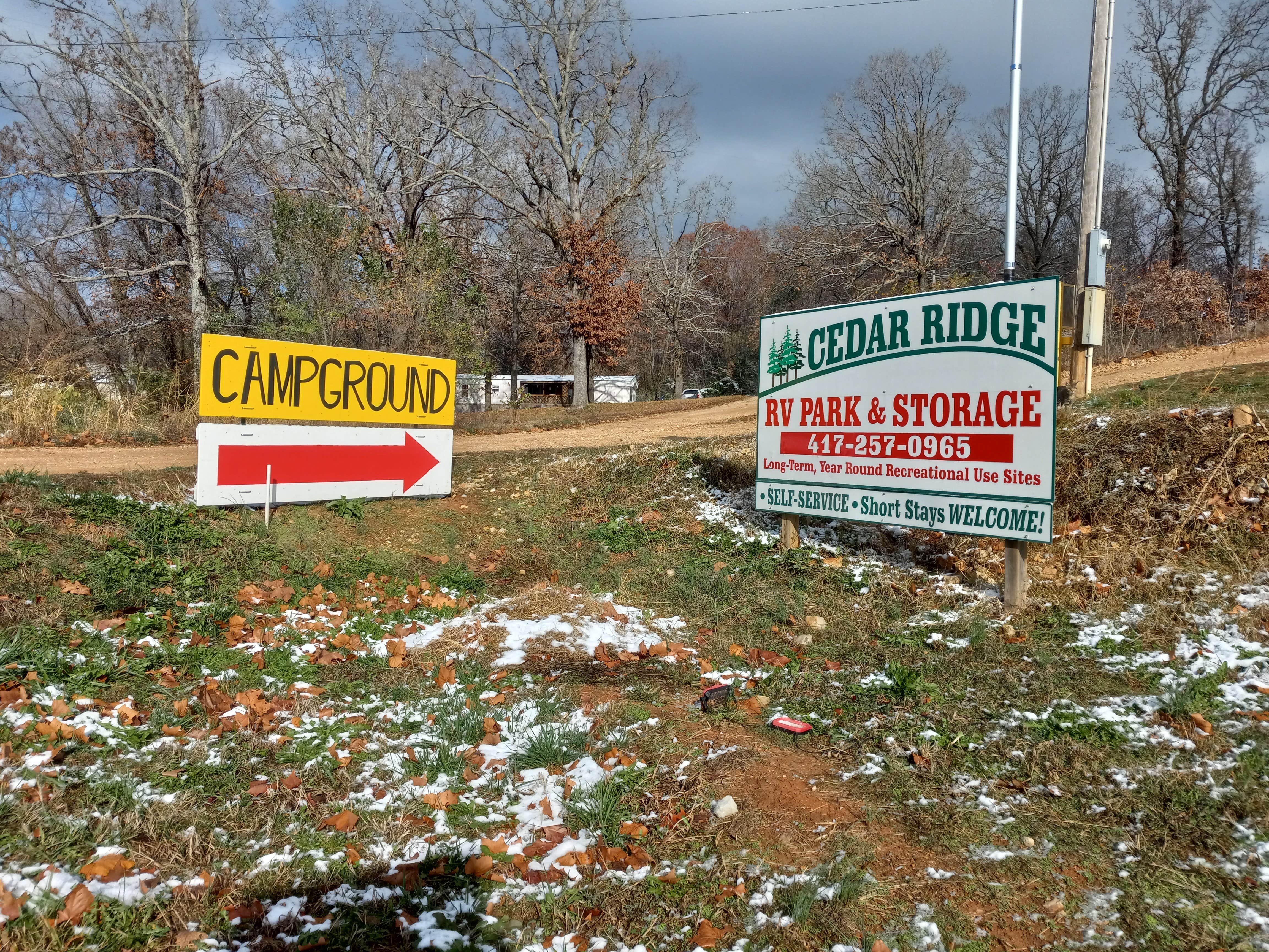 Camper-submitted photo at Cedar Ridge RV Park & Storage near Mountain Home, AR