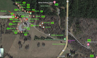 Camping near Turner Bend Outfitter: Round the Bend RV Campground, Ozark, Arkansas