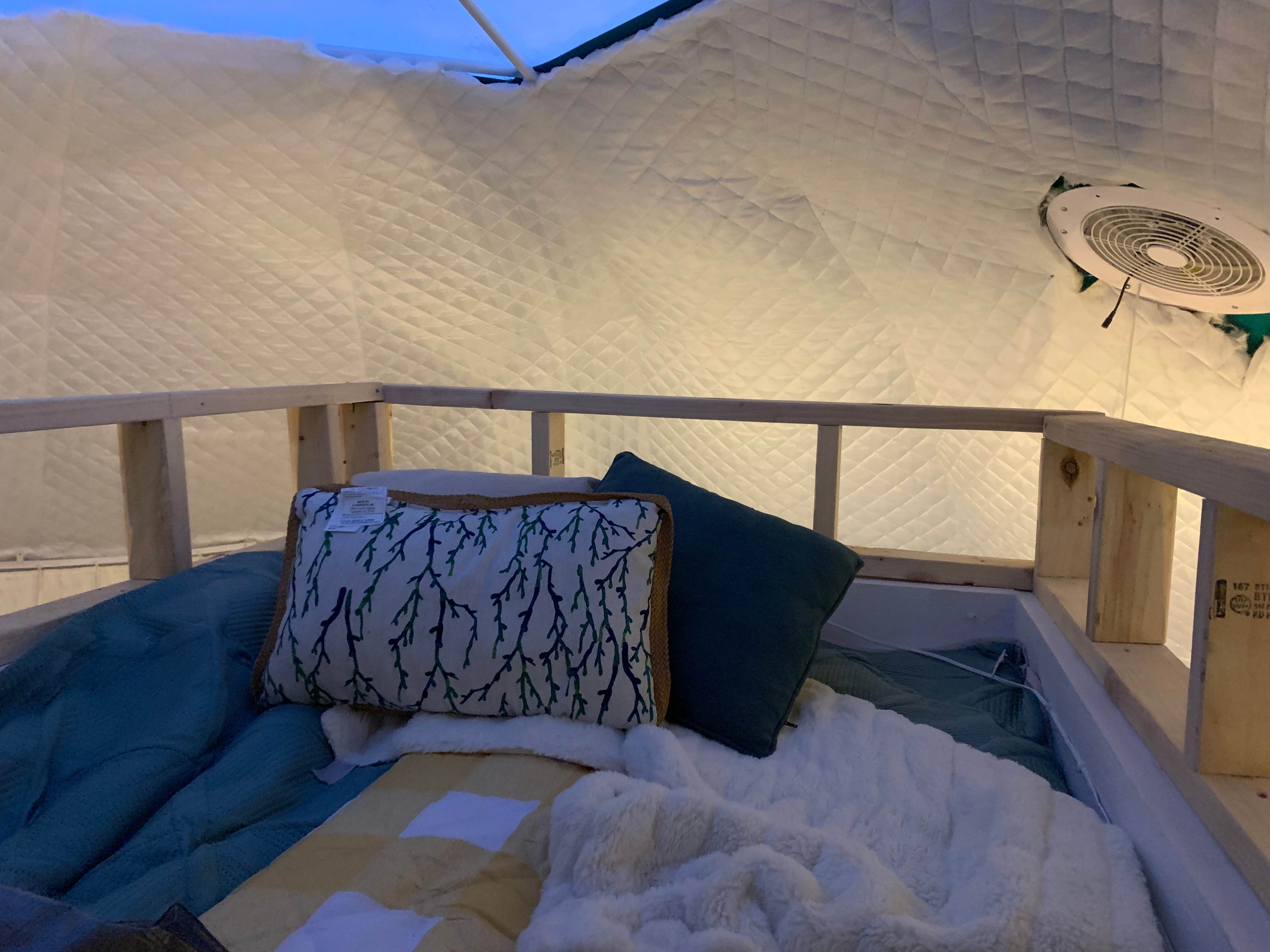 vanise S.'s photo of glamping accommodations at Desert Dome Getaway near Lancaster, CA