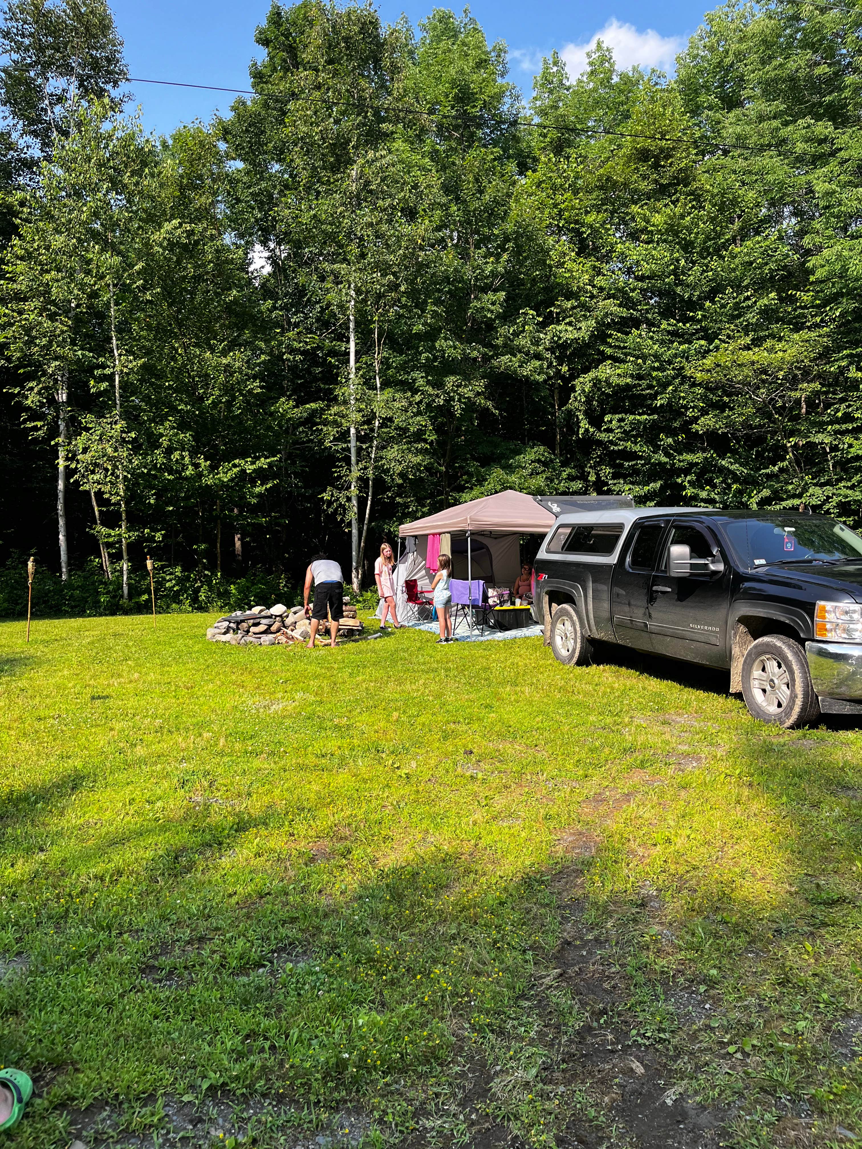 Hendricks S.'s photo of tent camping at Soul Retrieve-Hill near Frenchtown, ME