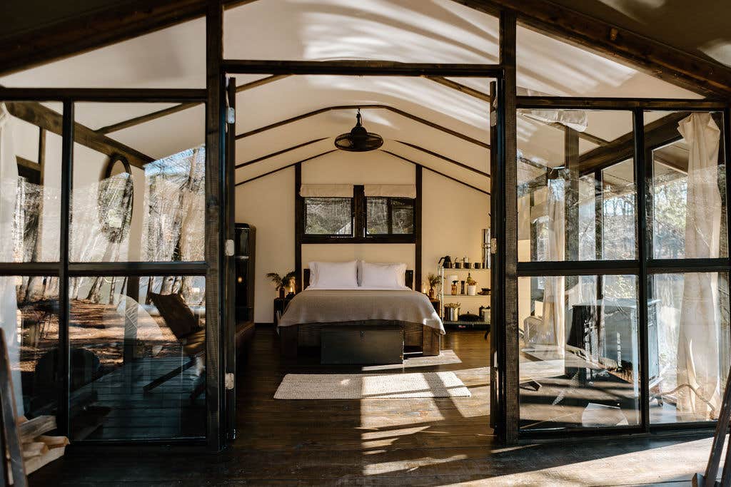 The Dyrt's photo of glamping accommodations at RamsdenLake near Bogart, GA