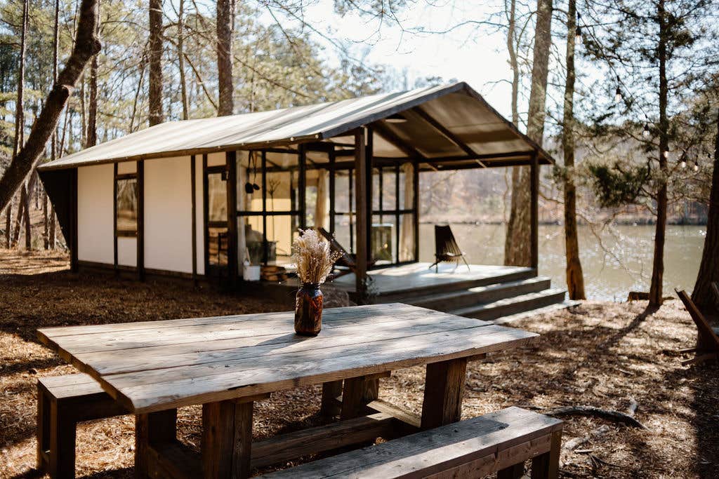 The Dyrt's photo of a cabin at RamsdenLake near Dacula, GA