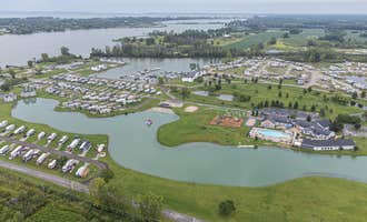 Camping near Leafy Oaks RV Park and Campground: The Resort At Erie Landing, Oak Harbor, Ohio