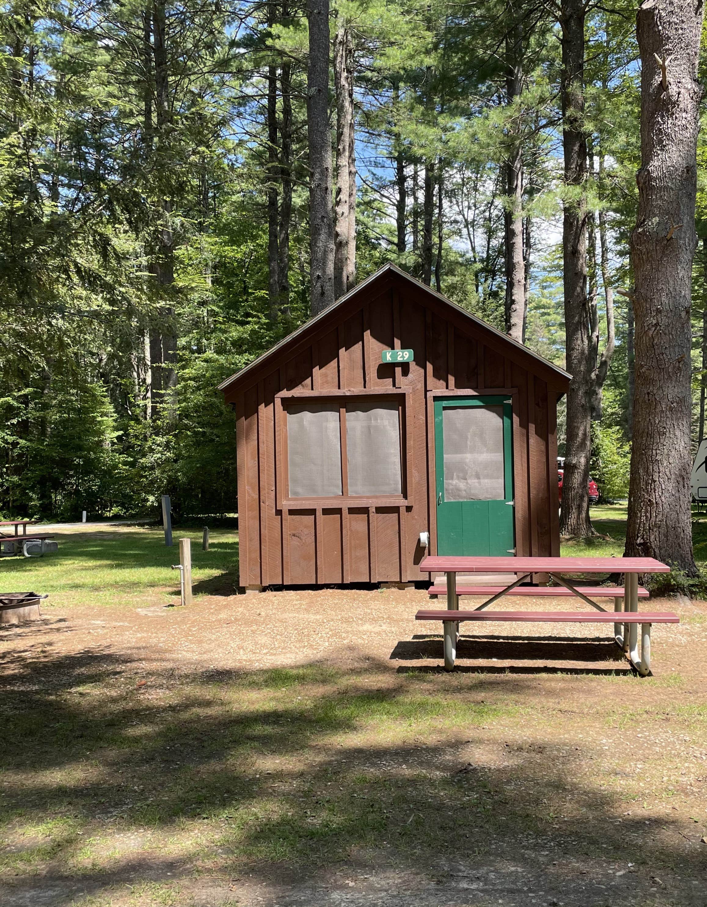 Laura's photo of glamping accommodations at Wakeda Campground, LLC near York Beach, ME