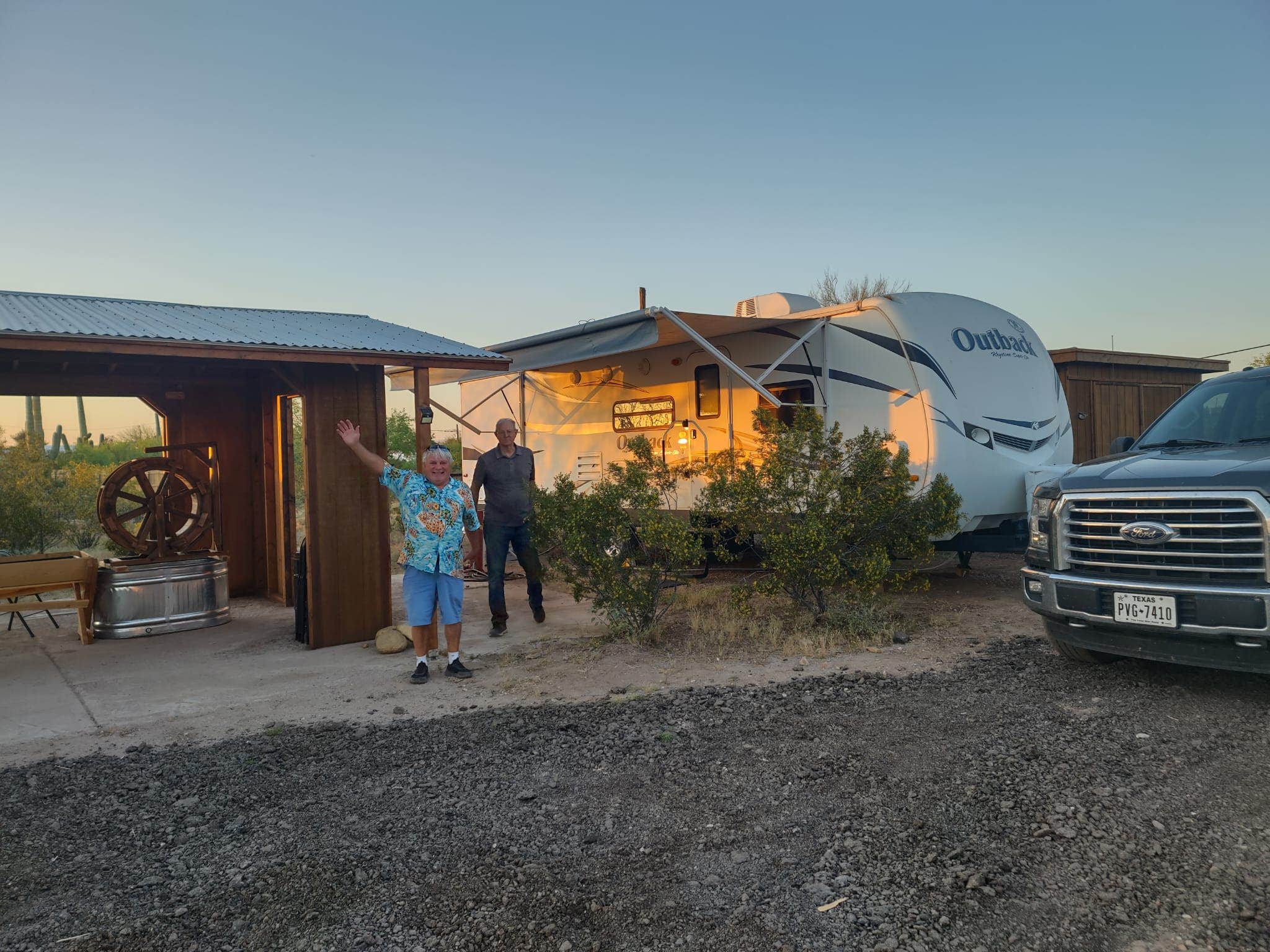Lisa M.'s photo of rv camping at 1899 Historic Hotel RV & Tent Camp Spots near Wittmann, AZ