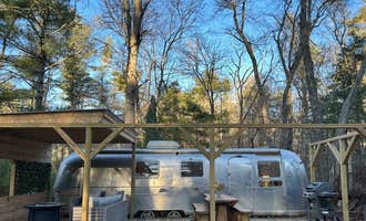 Camping near Nature's Campsites : The Giddyup Getaway at The River Haven Sanctuary, Wyoming, Rhode Island