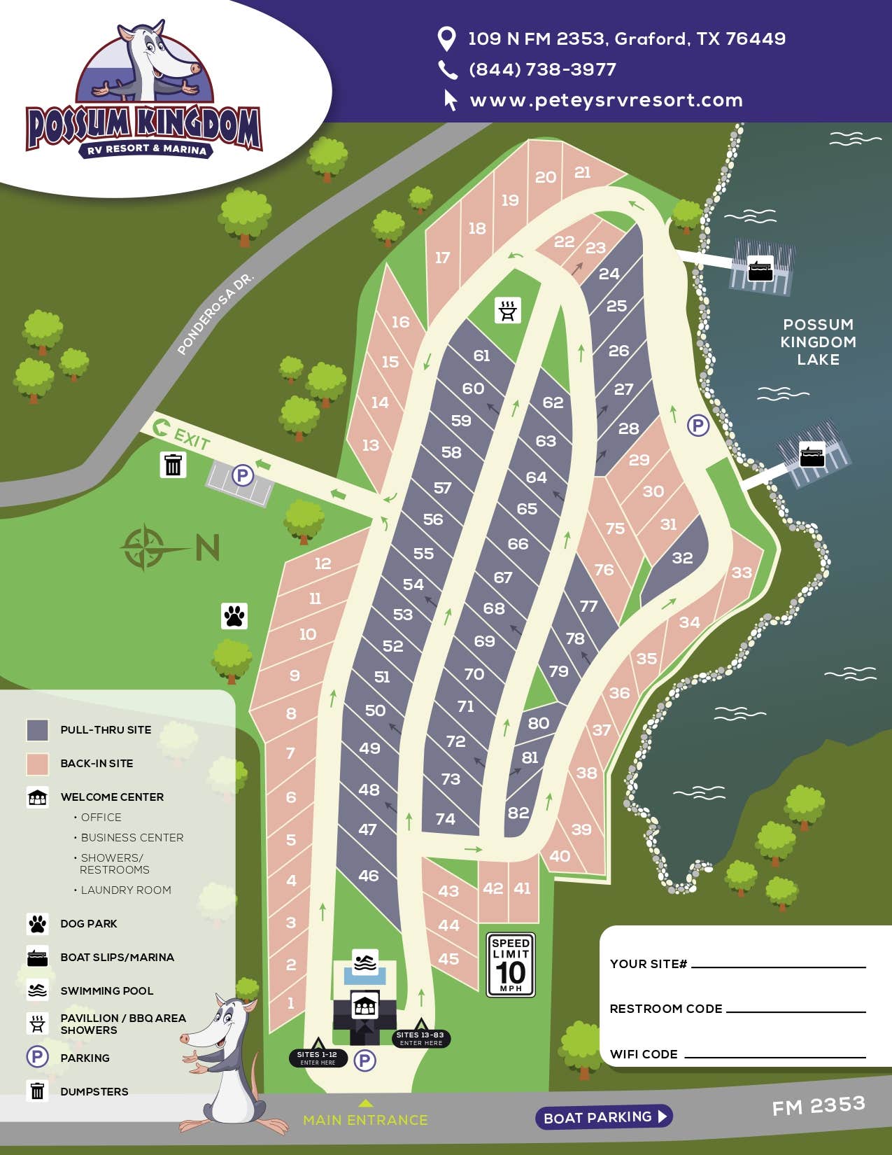 Camper-submitted photo at Possum Kingdom RV Resort and Marina near Graford, TX