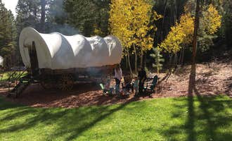 Camping near Camp Lutherwood of Utah: Whispering Pines Glamping Resort, Alton, Utah