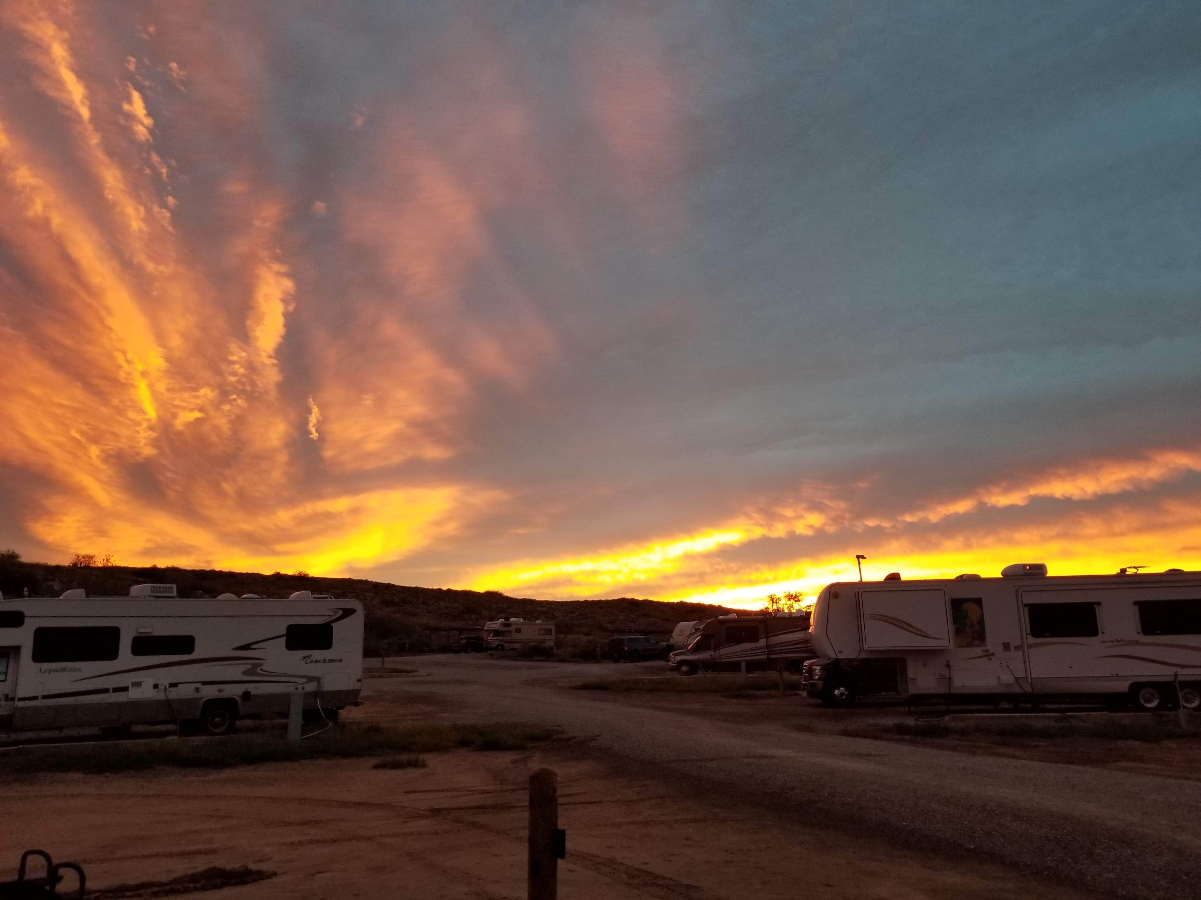 Ken M.'s photo of rv camping at Lea Lake Campground — Bottomless Lakes State Park near Roswell, NM